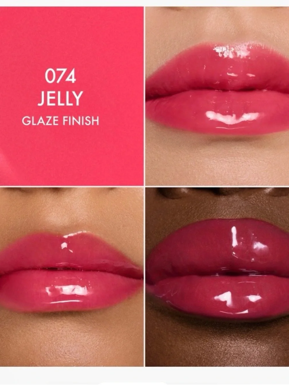 Jelly Glaze Finish Lip Gloss - Pink (Shade 074)